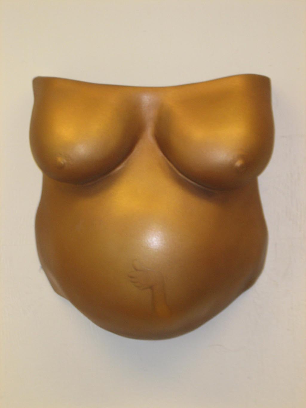 Baby Banks - Belly Cast (bronze)
