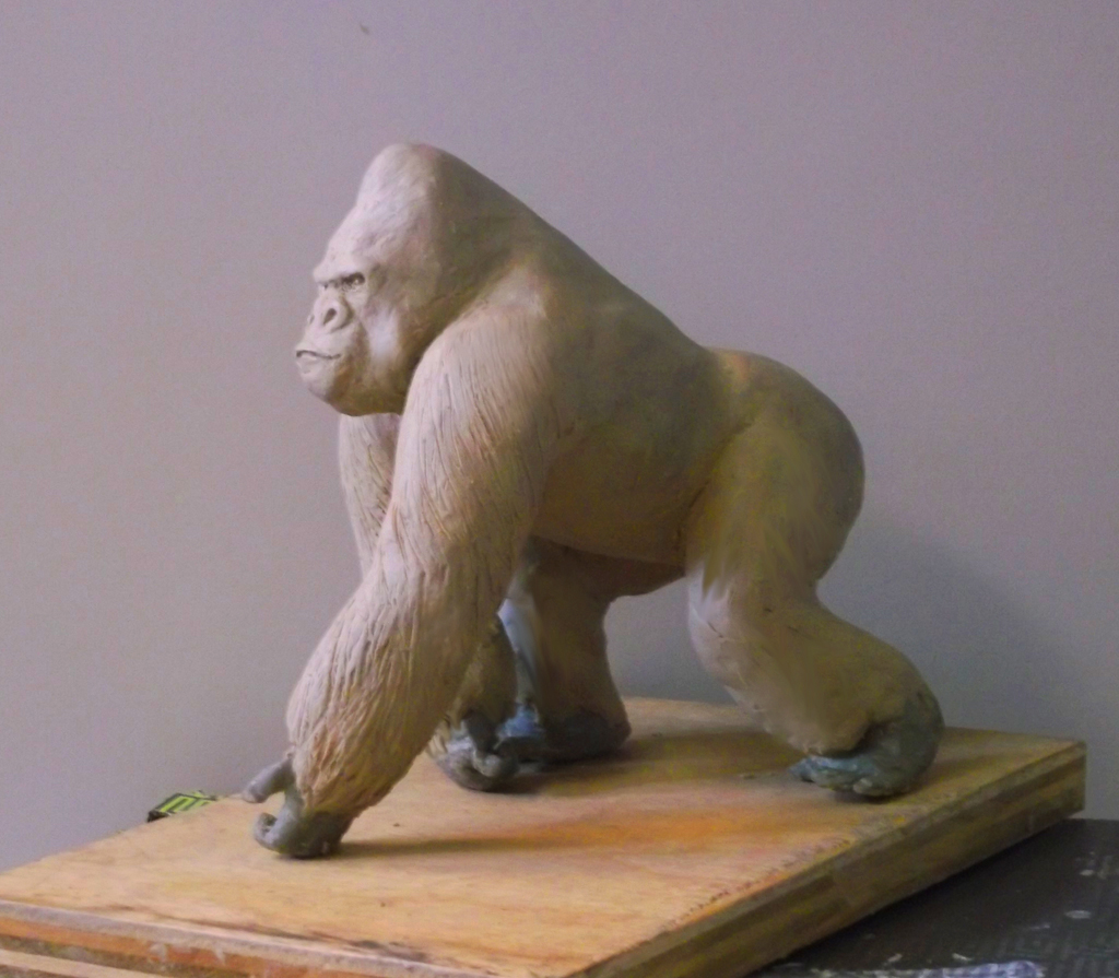 gorilla10-16 clay in progress

